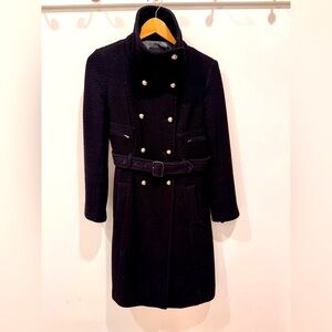 BCBG MILITARY STYLE PEA COAT SIZE XS